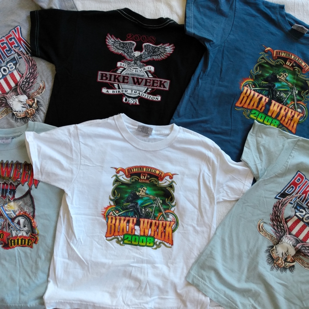 45 vintage Daytona Beach tees